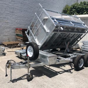 Three Way 12x7 Tipper Trailer | Featured Image for the 12x7 Tipper Trailer Product Page of Machinery Direct.
